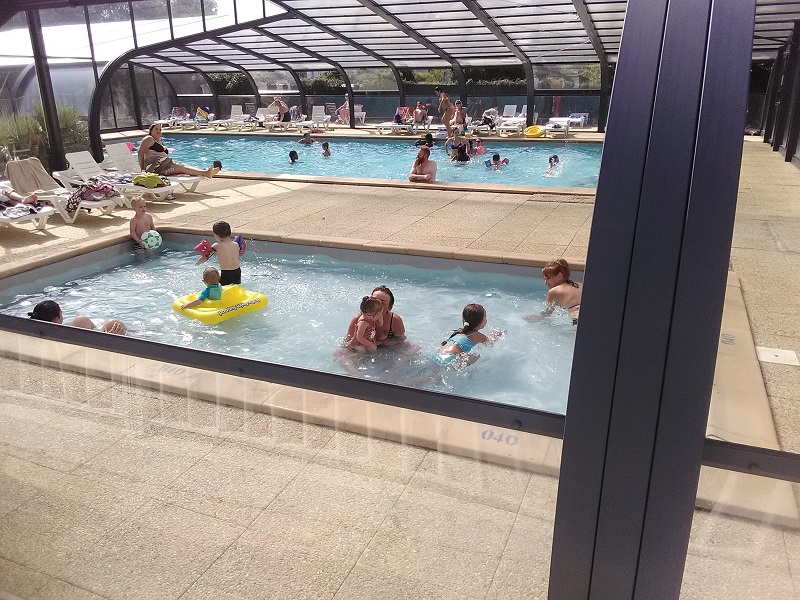 swimming pool of the campsite in Vendée