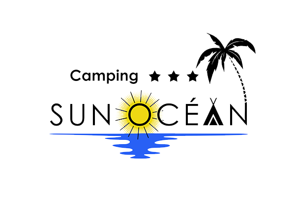 logo of the camping sun ocean